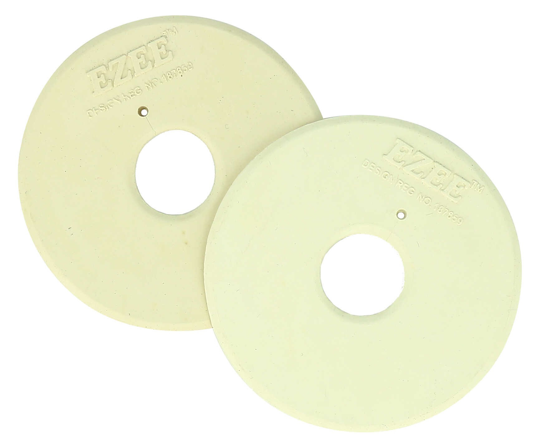 Rondelles de mors Norton semi-ouverte Blanc