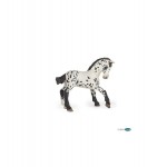 Figurine Poulain Appaloosa noir Papo