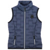 Mouwloos, naadloos gewatteerd vest Je t'aime Equithème Aurore - Blauw/grijs