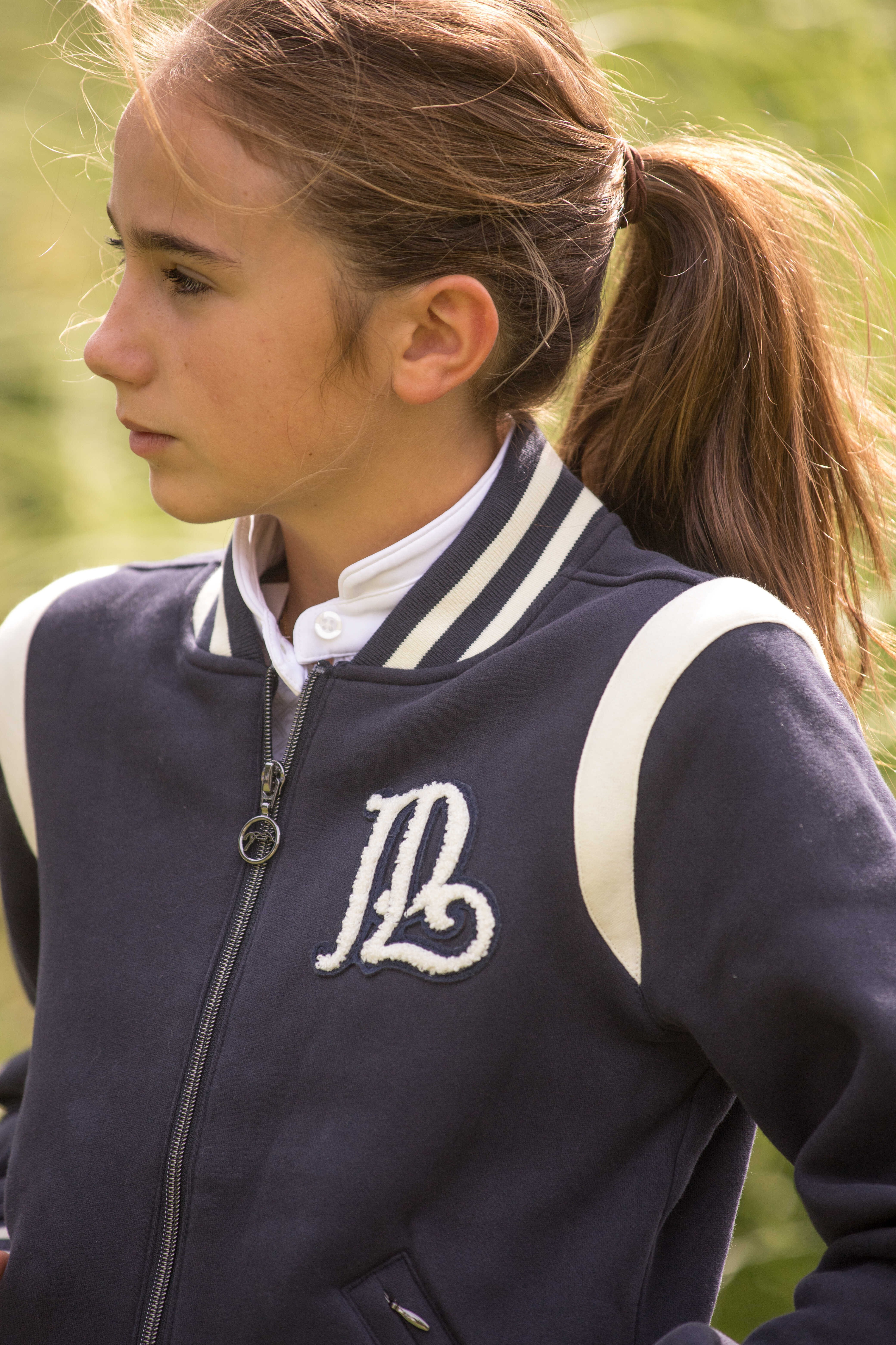 Sweat Pénélope University Marine / offwhite Marineblauw