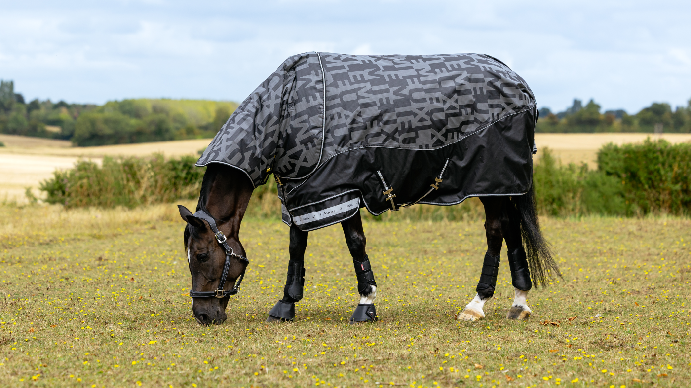 Couverture d’extérieur LeMieux réfléchissante 200g Arika 600D Noir