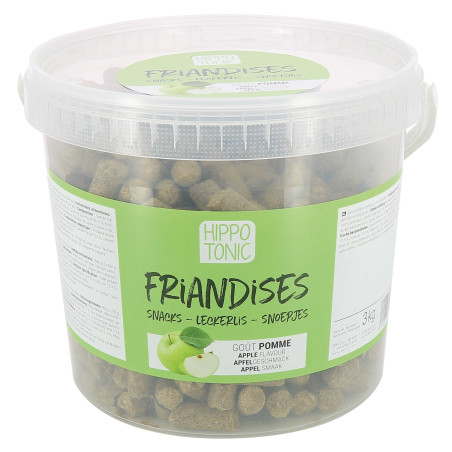 Bonbons pour chevaux goût pomme Hippotonic