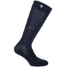 Chaussettes Equithème Jeanne jump - Marine / marron