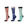 Chaussettes Dublin enfant par 3 - Aquatique