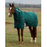 Couverture Weatherbeeta ComFiTec Dynamic Turnout 220g cou détachable - Vert forêt / marine