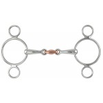 Mors 3 anneaux cuivre Lozenge Gag Shires