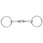 Dubbelgebroken bit met ringen Shires