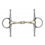 Mors à aiguilles en laiton double brisure Shires