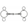 Mors Pessoa 2 anneaux Shires - Acier inoxydable