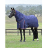 Couverture Weatherbeeta ComFiTec Essential Turnout 220g couvre cou détachable - Marine / bourgogne