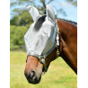 Masque anti-mouches avec licol Weatherbeeta ComFiTec Hexi Shield Dual - Argent