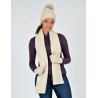 Set sjaal en muts Dublin - Beige marmerkleur