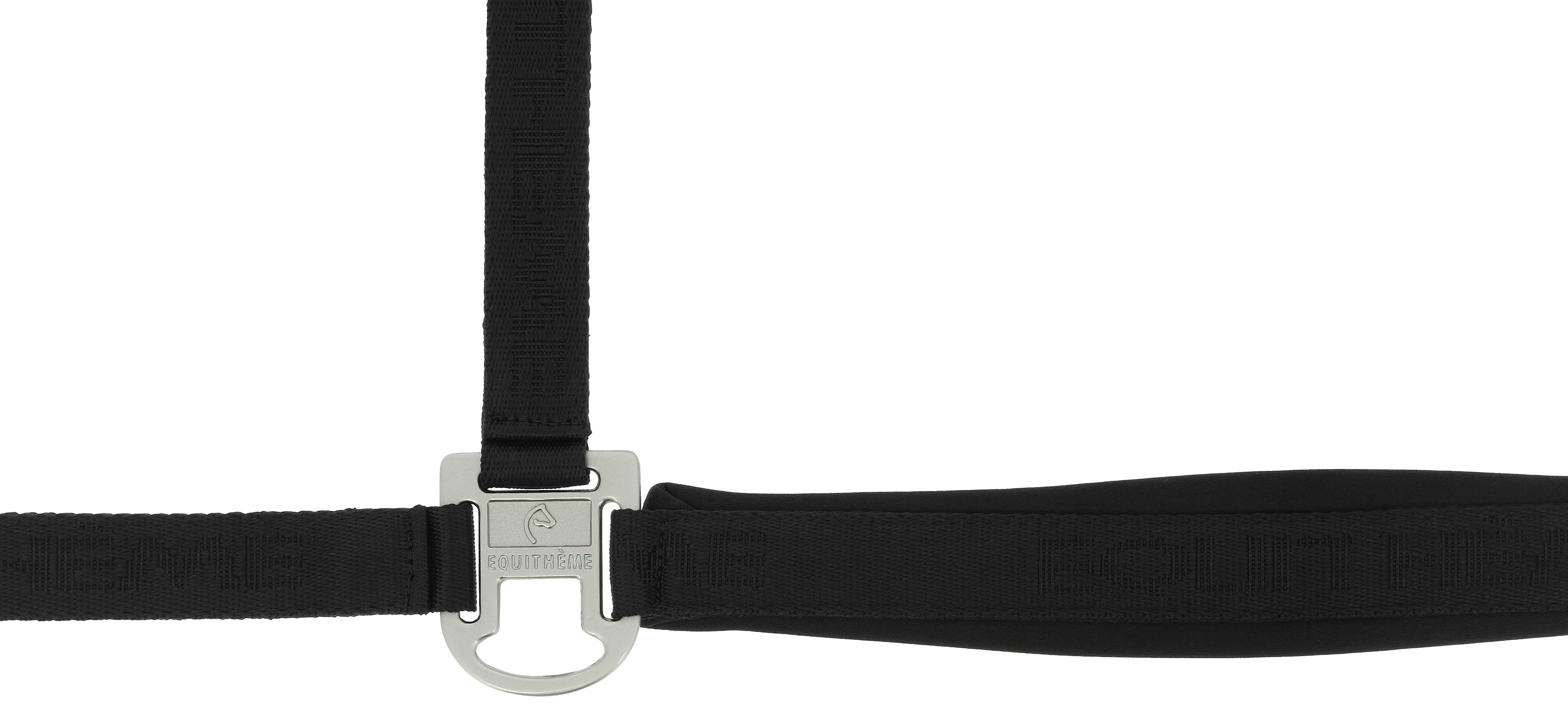 Nylon halster Equithème Jacquard Zwart