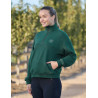 Pull polaire Dublin 1/4 zippé femme - Vert émeraude foncé