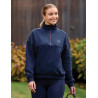 Dublin dames fleece trui met 1/4-rits - Marine