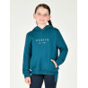 Kinderhoodie Dublin logo Lurex Lilah - Legioenblauw / zilver