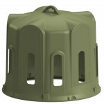 Hooinetklok Kerbl voor ronde balen