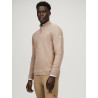 Kasjmier trui Tommy Hilfiger Equestrian 1/2 zip Oakfield heren - Taupe