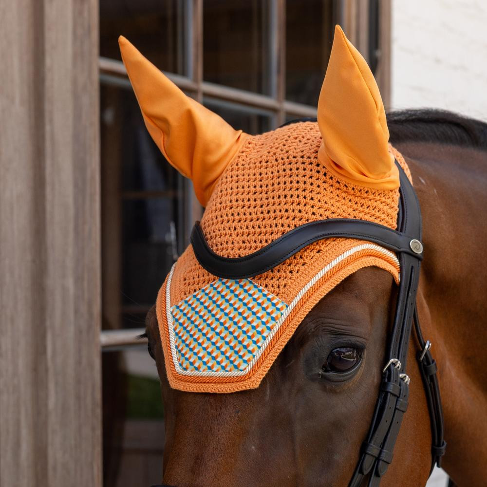 Kentucky Wellington Velvet vliegenmasker met print Gekleurd