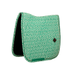 Tapis de selle Kentucky Velvet Dressage Printing - Vert / blanc
