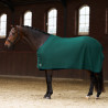 Fleece deken Imperial Riding Fundamental Basic - Bosgroen