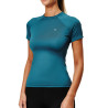 Base Layer Equestrian Stockholm Dynamic femme manches courtes - Teal blue