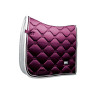 Dressuurzadeldek Equestrian Stockholm - Wit-paars bord