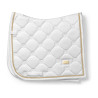 Dressuurzadeldek Equestrian Stockholm - Wit perfectie goud