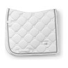 Dressuurzadeldek Equestrian Stockholm - Wit perfection zilver