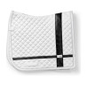 Dressuurzadeldek Equestrian Stockholm met bandages - Wit