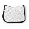 Tapis de selle Equestrian Stockholm jumping Modern - Blanc noir édition