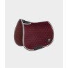Tapis de selle Horse Pilot - Bordeaux / gris clair
