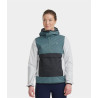 Korte paardrijregenjas Horse Pilot Raintech voor dames - Wolkenblauw