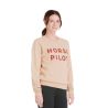 Sweatshirt d'équitation Horse Pilot Team Shirt femme - Sable