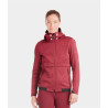 Paardrijdvest met rits Horse Pilot dames Tempest - Donkerrood
