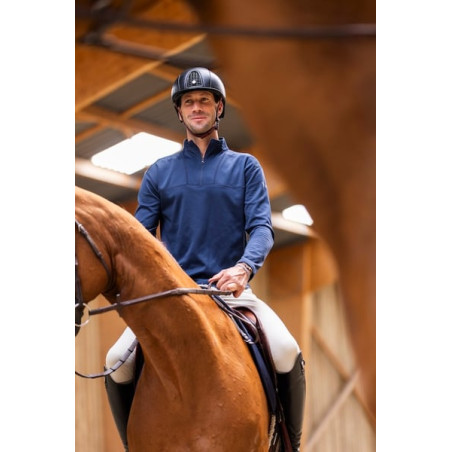 Thermisch paardrij-T-shirt Horse Pilot heren