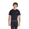 Tee-shirt d'équitation Horse Pilot en laine de Mérinos homme - Dark night