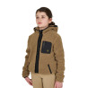 Kinderfleece-sweatshirt met ritssluiting Equestro - Wierook