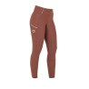 Dameslegging met fleecevoering Equestro - Notenhout / antiek wit