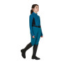 Base Layer Equestro d'entraînement à manches longues fille - Bleu coral
