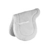 Ergonomische zadeldeken van synthetische fleece Burioni - Wit