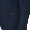 Wedstrijdjas geperforeerd heren 3 knopen Equestro - Marineblazer