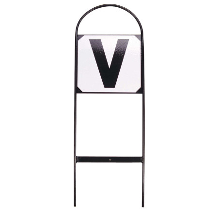 12 lettres de dressage Hippotonic sur cadre métallique