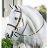 Horseware Cavesson Hunter ponyhoofdstel met teugels - Bruin