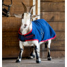 Horseware fleece deken voor geiten - Marine / rood