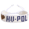 Armband HV Polo Logo name - Ivoor