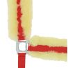 Halster Equithème Echt Schapenvacht - Rood