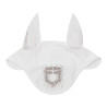 Bonnet Equestro en tissu technique avec logo en strass - Blanc