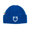 Uniseks ribgebreide muts Equestro x FISE - Blauw van Savoye
