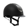 Casque Equestro unisex Azael avec molette arrière avec EN 1384-2023 - Noir / gunmetal